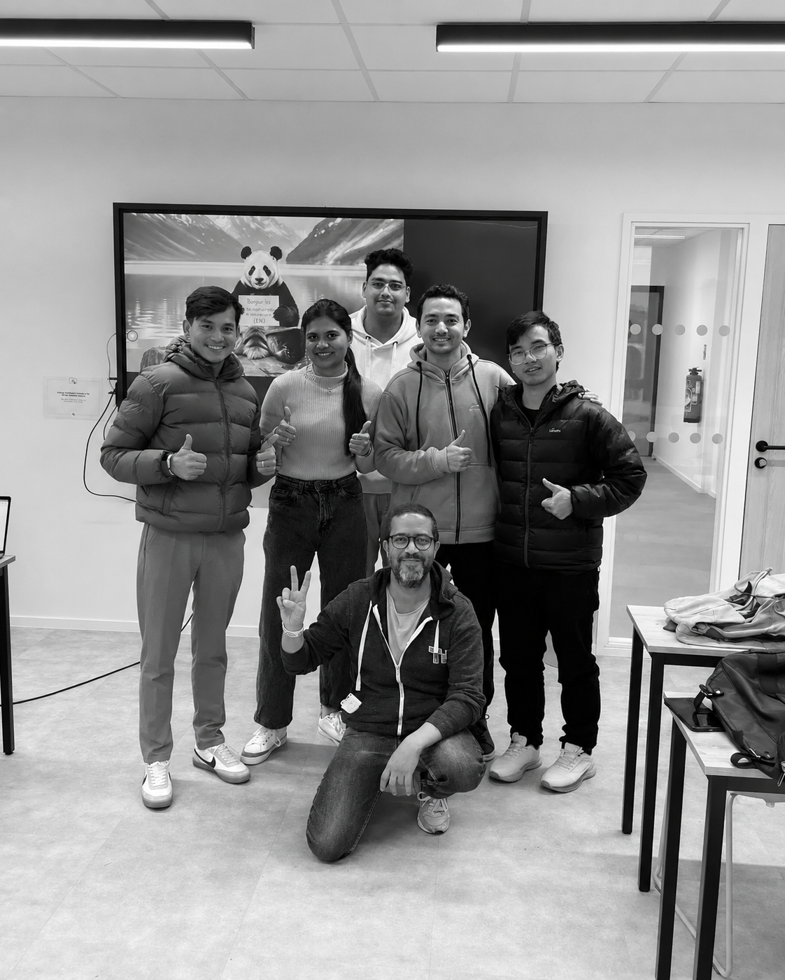 Tewfiq Ferahi with an MBA group in 2026